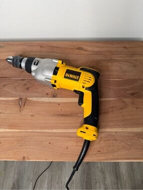 DEWALT Yellow Corded Drill - High-Performance Electric Drill